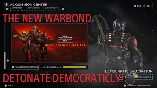 Helldivers 2 A Look At The New Premium Democratic Detonation Warbond [upl. by Marline]