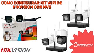 Como configurar cámaras WiFi HIKVISION con NVS [upl. by Eahc]