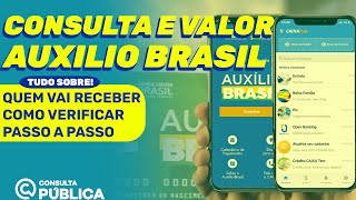 AUXÍLIO BRASIL Consulta no Caixa TEM liberada aplicativo e quem receberá [upl. by Aicirpac]