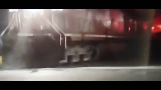 train clips vehicle moving on the railroad [upl. by Cheffetz]