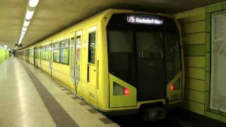 UBahn Berlin HZug in Lichtenberg U5 HD [upl. by Parsaye]