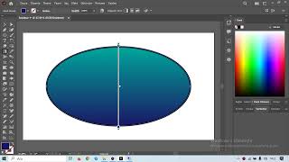 Adobe Illustrator Elipsde Degrade Anlatımları ve Ayarı [upl. by Halli]