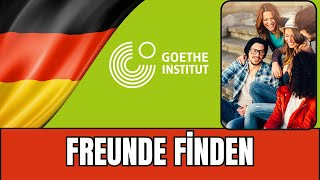 Freunde finden  Goethe B2 Sprechen Teil 1  Vortrag halten Prüfungsvorbereitung [upl. by Anerual]