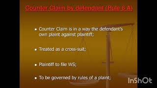 COUNTER CLAIM  ORDER 8CPC IN TAMIL [upl. by Groscr373]