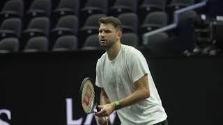 Grigor Dimitrov practice Laver Cup 2024 [upl. by Toby994]