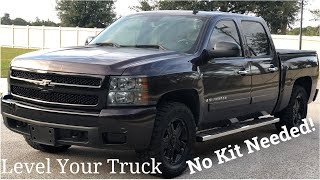 How to Level Your Chevy Silverado 1500 [upl. by Gilburt]