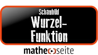 Schaubilder von Funktionen Wurzelfunktion  A2701 [upl. by Nnylidnarb]