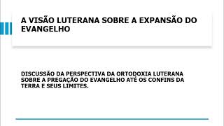 2Introdução à Missiologia Colonialismo e Missão  Pr Leonardo Matuda [upl. by Yentrac]