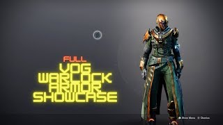 Destiny 2 Season of the Splicer  Full Warlock Vault of Glass Armor showcase with shaders [upl. by Ramso]