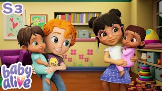 Baby Alive Season 3  Carwash  Cartoon for kids [upl. by Stallworth118]