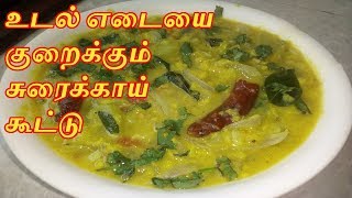 Sorakkai Kootu in Tamil  Sorakkai Paasi Paruppu Kootu  Bottle Gourd Curry in Tamil [upl. by Harwell]