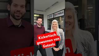 Gotools Kickertisch gewonnen HappyToolWeek [upl. by Iznik]