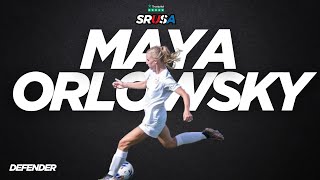 Maya Orlowsky  Defender  Class of 2025 [upl. by Tenaej]