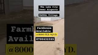 Agriculture Land for Farmhouse Near Jewar international Airport 8700432325approved propertytappal [upl. by Carli]