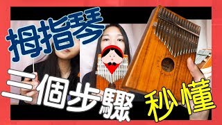 拇指琴 Kalimba 三個步驟 就 秒懂 ！ [upl. by Rentschler]