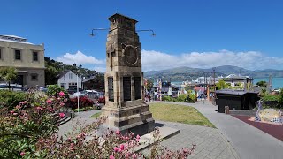 NEW ZEALAND PORT LYTTELTON port of call for cruise ship [upl. by Ridglea]