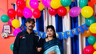 Husband ki birthday party surprise my vlog 🎂🥳🥰❤️✌️🫶 [upl. by Moria]