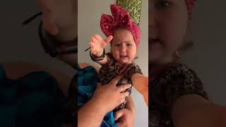 Babys reaction when dad shaves😆baby toddlers hilarious cutebaby haha dad reaction haha [upl. by Gilchrist64]