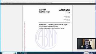 NBR 7218  2010 Agregados — Determinação do teor de argila em torrões e materiais friáveis [upl. by Sivat]