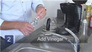 Kitchen Appliance Cleaning  How to Clean Coffee Makers with Vinegar [upl. by Altis46]