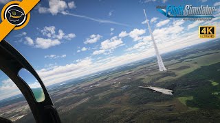 Ariane 6 rocket launch in Microsoft Flight Simulator [upl. by Eirolav]