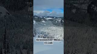 Hill climb at Greenwater snow park snowmobiling adventure snow hillclimb greenwater polaris [upl. by Pardo365]