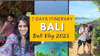 Bali 7 days Itinerary  Bali travel guide for an unforgettable Bali Trip  Bali Vlog 2023 [upl. by Ludvig]