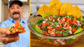 PICO DE GALLO  The BEST Bowl of Salsa You Will Eat All Year Long Authentic Mexican Recipe [upl. by Adiela922]