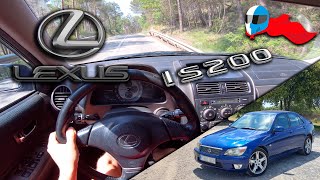 2000 Lexus IS200 114kW 6MT POV 4K Test Drive Hero 28 ACCELERATION ELASTICITY amp DYNAMIC [upl. by Ellednahc]