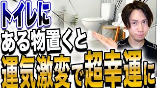 【最重要】ある物を置くだけで運気が激変し超幸運を呼び込むトイレ！ [upl. by Murage]