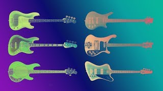 Famous Bass guitars sound comparison Guitarbank session [upl. by Koenraad]