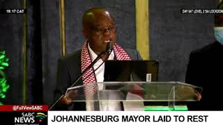 Johannesburg Mayor Jolidee Matongo laid to rest [upl. by Frantz]