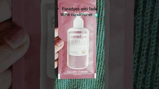 Paradyes Anti fade wine conditioner for all shades of red hair reviewhair conditioner haircare [upl. by Ahsiemat]