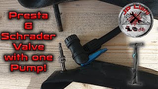 How to swap out a Pump head between Presta and Schrader Valves [upl. by Nnyleve]