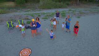 CHILDREN IN PARALIA SKOTINA PIERIAS GREECE ENJOY WATCHING MI DRONE FLIGHT [upl. by Haniraz299]