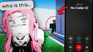 Prank Calling Roblox Players As A CREEPY STALKER [upl. by Llertnom]