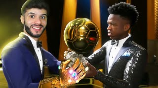 Voltei no Tempo e Dei a Bola de Ouro pro Vinícius Júnior no FC 25 [upl. by Hanshaw487]