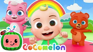 Happy Place Dance  CoComelon Animal Time Dance Party  Animals for Kids [upl. by Tomaso]