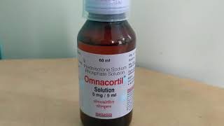 हिन्दी में ॐनकोर्टिल सोल्यूशन।omnacortil solution uses side effects [upl. by Aicirtak]