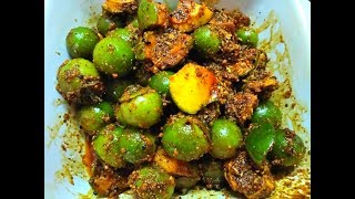 Lasode Ka Achaar Recipe  Rajasthani Gunda Pickle Recipe  गुंदे का अचार [upl. by Scharff423]