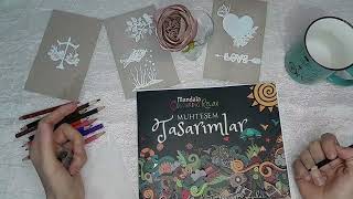 ASMR  Coloring Book ✏️ Pencils Sounds amp ASMR Gently Turkish and Russian Whispers Speech [upl. by Ocirrej282]