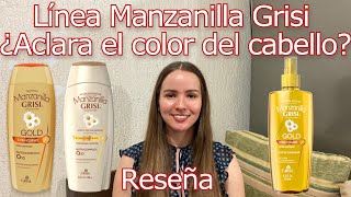 Shampoo Manzanilla Grisi Gold Extra Aclarante Acondicinador y Loción Capilar Desenredante  Reseña [upl. by Waldack]