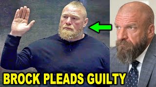 Brock Lesnar Pleads Guilty in Vince McMahon Case as Triple H Continues to Erase Brock from WWE [upl. by Keppel]