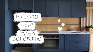 STUDIO 30 m² CHEIO DE PERSONALIDADE  REFORMA COMPLETA [upl. by Eamaj]