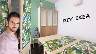 DECO  DIY je customise une étagère BILLY IKEA  panneaux réversibles [upl. by Ottie836]