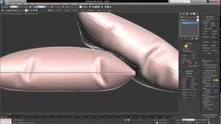 Faire des coussins avec 3D Studio Max et Cloth [upl. by Naarah]