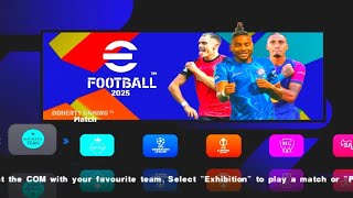 eFootball PES 2025 PPSSPP Download C19 New Update complete kits 4k Graphics [upl. by Drofiar230]