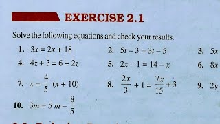 Class 8th maths l Exercise 21 l Chapter 2 l NCERT l Solution l Solution l Carb Academy [upl. by Eeima]