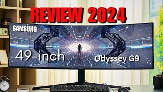 The Samsung 49 Inch Odyssey G9 Review 2024  DQHD 1000R Curved Gaming Monitor [upl. by Isborne252]