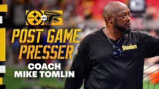 Coach Mike Tomlin Postgame Press Conference Week 1 at Falcons  Pittsburgh Steelers [upl. by Asyram]